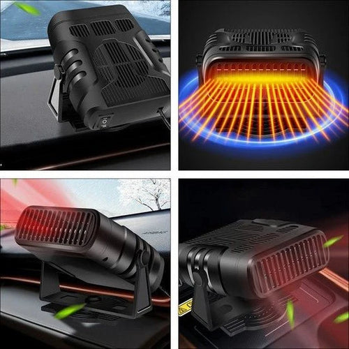 12V Autoheizung mit Kühlfunktion – Tragbar, 360° drehbar für schnelle Wärme und Luftreinigung