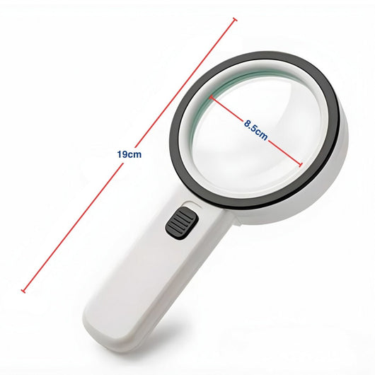 30-fache Lupe mit LED-Licht – 60 mm Linse für präzise Detailbetrachtung 4
