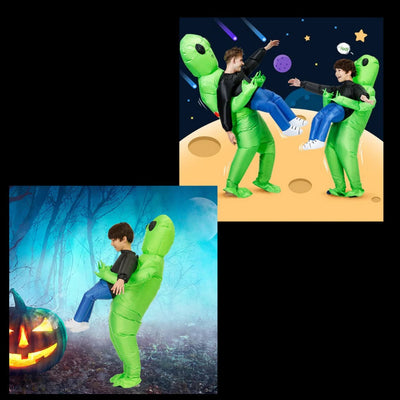 Aufblasbares Alien-Kostüm für Kinder und Erwachsene – Leicht, wiederverwendbar, verstellbar 5