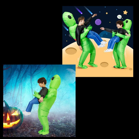 Aufblasbares Alien-Kostüm für Kinder und Erwachsene – Leicht, wiederverwendbar, verstellbar 5