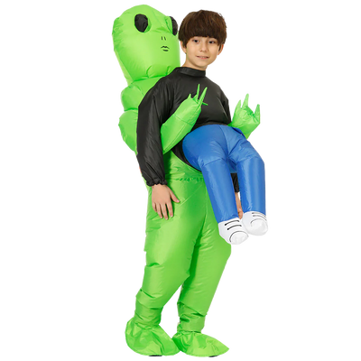Aufblasbares Halloween Kostüm für Kinder und Erwachsene – Einzigartiges Alien-Design für Partys 0