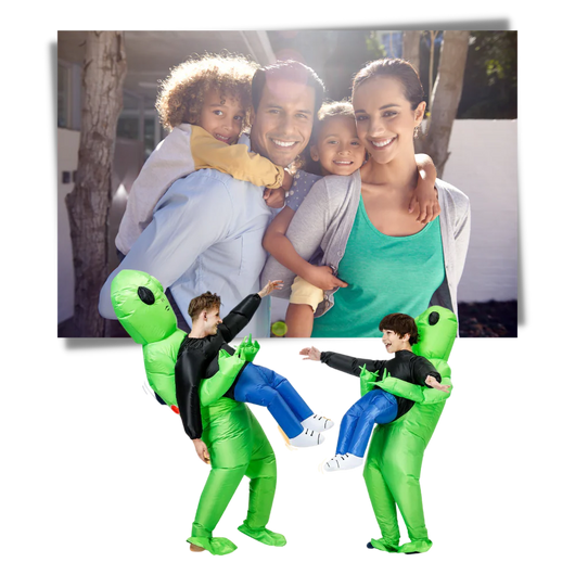 Aufblasbares Halloween Kostüm für Kinder und Erwachsene – Einzigartiges Alien-Design für Partys 3