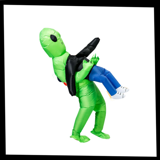 Aufblasbares Halloween Kostüm für Kinder und Erwachsene – Einzigartiges Alien-Design für Partys 6