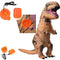 Aufblasbares T-Rex Kostüm für Halloween und Karneval – Ganzkörper-Dinosaurier mit Ventilator
