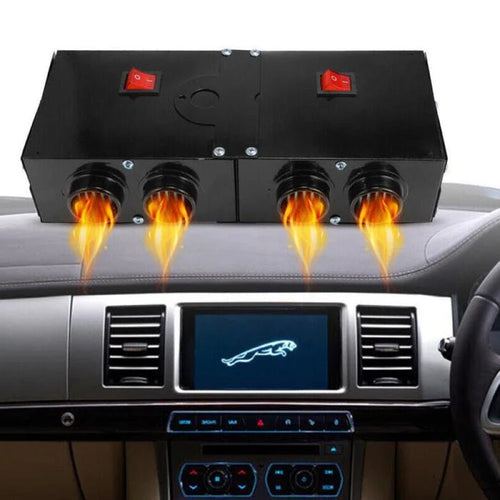 Auto Heizung 12V 500 W – Tragbare Heizung mit Gebläse für schnelles Aufheizen und Enteisen