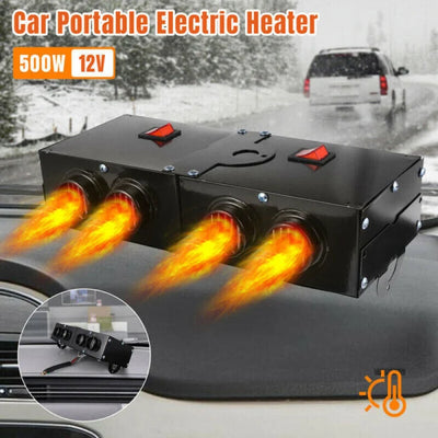 Auto Heizung 12V 500 W – Tragbare Heizung mit Gebläse für schnelles Aufheizen und Enteisen 7