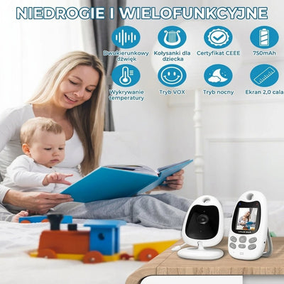 Babyphone mit Kamera – Kabellos, Nachtsicht und Zwei-Wege-Audio bis 300 m 4