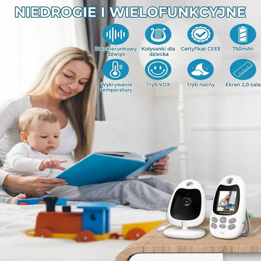 Babyphone mit Kamera – Kabellos, Nachtsicht und Zwei-Wege-Audio bis 300 m 4