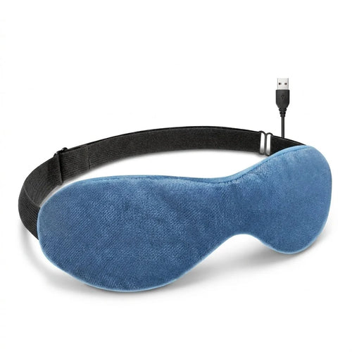 Beheizbare Augenmaske mit Temperaturregelung 40–60 °C – USB-betrieben für trockene Augen