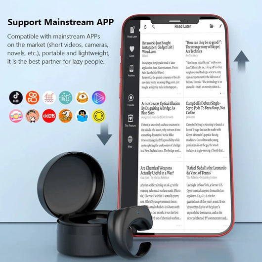 Bluetooth-Scrollring für E-Books und Präsentationen – Kabelloses Navigationsgerät, leicht und ergonomisch 5