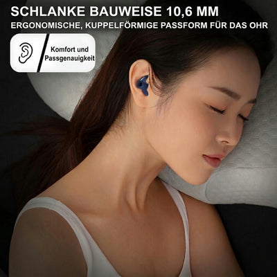 Bluetooth-In-Ear-Kopfhörer mit Geräuschunterdrückung – IPX5-Wasserschutz für ungestörten Schlaf