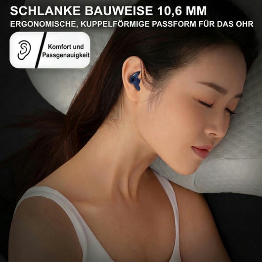 Bluetooth-In-Ear-Kopfhörer mit Geräuschunterdrückung – IPX5-Wasserschutz für ungestörten Schlaf