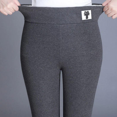 Damen Leggings Winter mit hohem Bund – Fleecegefüttert, wasser- und winddicht bis -45 °C 2