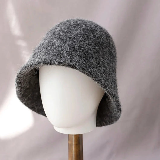 Damen Mütze Winter – Faltbare Wollmütze im Fischerhut-Design für kalte Tage 1