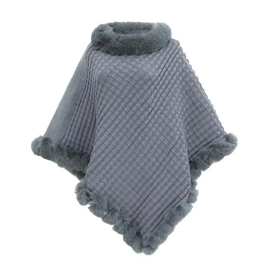 Damen Schal Kunstpelz – Warm als Stola oder Cape für Herbst und Winter 7