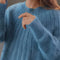 Damenpullover aus 100% Kaschmir – Warmer, langer Strickpullover mit lockerer Passform