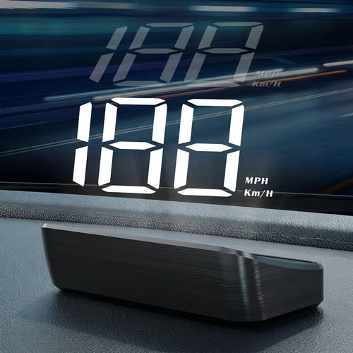 Digitaler Autotacho mit HUD-Projektion – GPS Beidou für 12V und 24V Fahrzeuge, werkzeuglose Installation