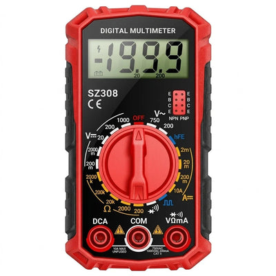 Digitalmultimeter für Spannung und Strom bis 10 A – Diodenprüfung, Widerstandsmessung bis 2.000.000 Ω 1