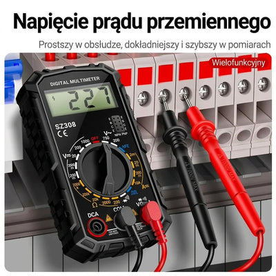 Digitalmultimeter für Spannung und Strom bis 10 A – Diodenprüfung, Widerstandsmessung bis 2.000.000 Ω 6