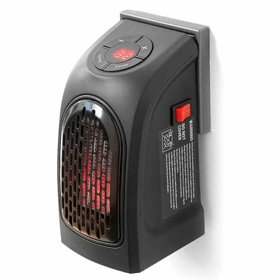 Elektroheizung 400 W mit Thermostat – Wandmontierbar für kleine Räume, kompakt und sicher 2