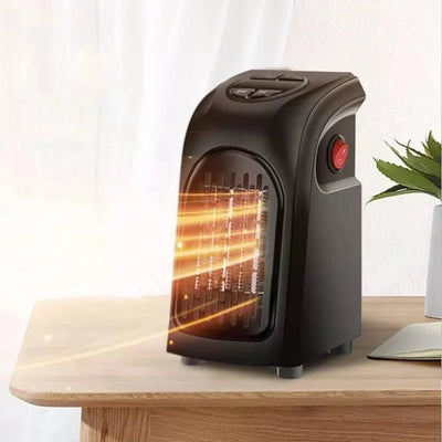 Elektroheizung 400 W mit Thermostat – Wandmontierbar für kleine Räume, kompakt und sicher 3