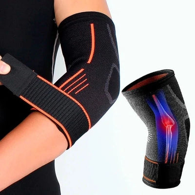 Ellenbogenbandage verstellbar – Atmungsaktiv mit Gelenkstütze für Sport und Alltag 0