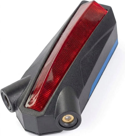 LED-Fahrradrücklicht mit Laserprojektion für sichere Nachtfahrten, wiederaufladbar
