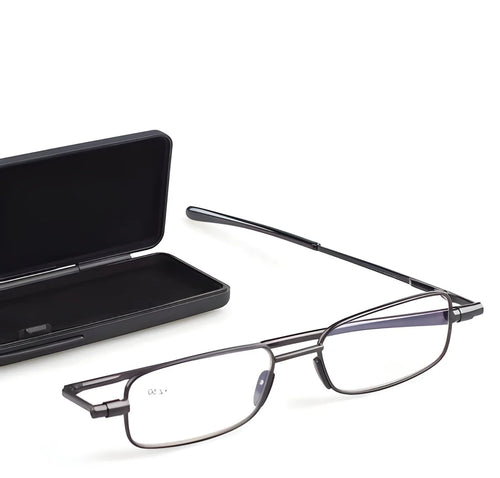 Faltbare Lesebrille Damen – Kompakt, leicht mit flexiblem Edelstahlrahmen, ideal für unterwegs