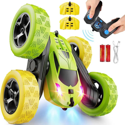Ferngesteuertes Stunt-Auto für Kinder mit Fernbedienung, Akkus und Ladekabel