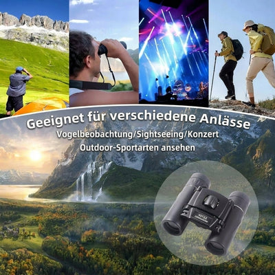 Fernglas 40x22 für Vogelbeobachtung – Faltbar, leicht, stoßfest und blendfrei