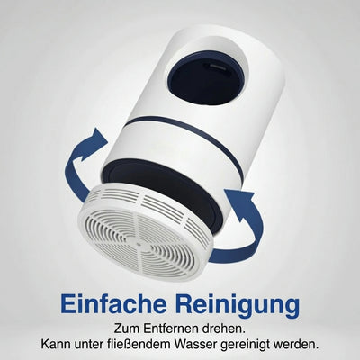 Fliegenfalle elektrisch mit UV-Lampe – Leise, wasserdicht für Innen und Außen, chemiefrei