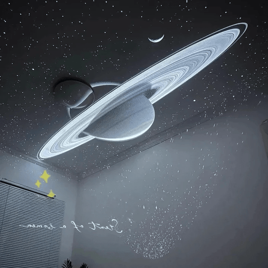 Galaxieprojektor für Kinderzimmer – Einstellbare Farben und Helligkeit mit Planetariumseffekten 3