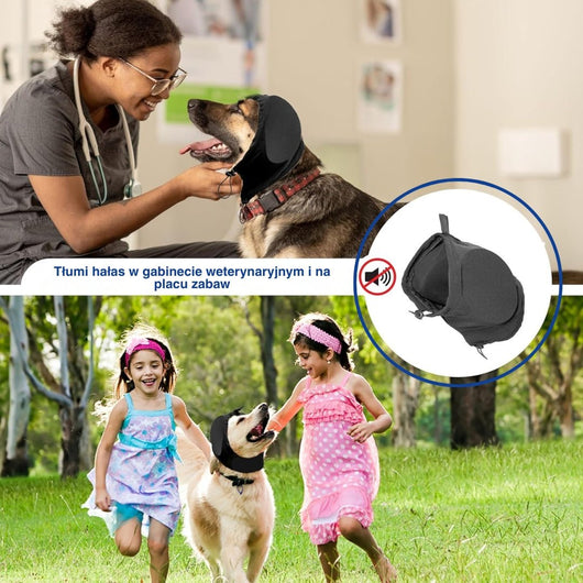 Gehörschutz für Hunde – Verstellbare Größen S-XL, Geräuschreduzierung und Komfort 5