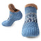 Haussocken mit Fleecefutter und rutschfester Sohle – warme Socken über den Knöchel für den Winter