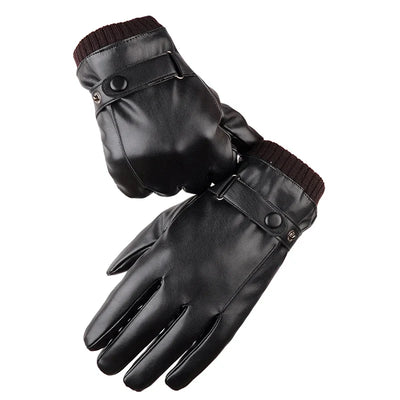 Herren Lederhandschuhe für Autofahrer – Touchscreen, winddicht und warm für den Winter 5
