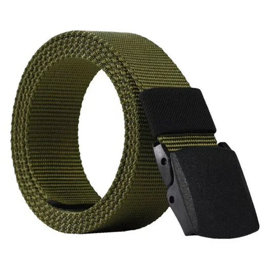 Herren Militärgürtel aus Nylon-Canvas mit verstellbarer Schnalle
