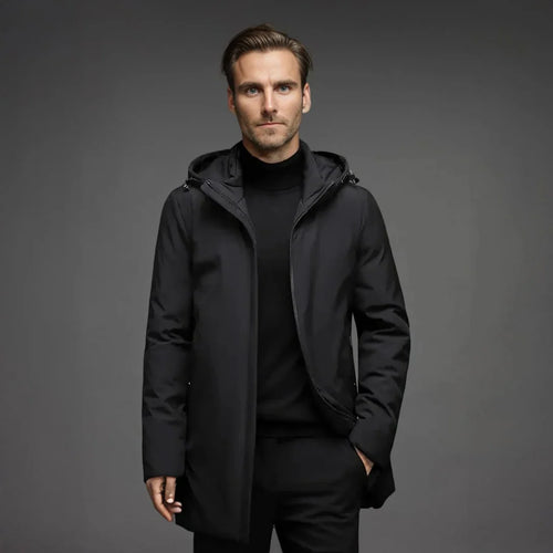 Winterparka für Herren wasserdicht gefüttert – winddicht mit vielseitigen Taschen