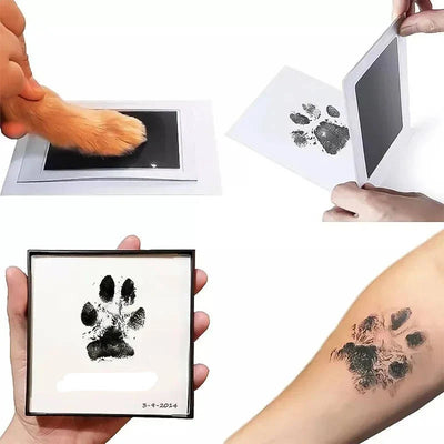 Hundepfotenabdruck-Set ohne Tinte – Saubere, detailreiche Abdrücke für Hunde und Welpen 0