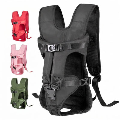 Hunderucksack zum Wandern mit Belüftung – Verstellbare Träger, spritzwassergeschützt, für Hunde bis 15 kg 0