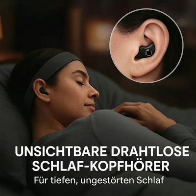 In-Ear Kopfhörer mit Geräuschunterdrückung – Kabellos, IPX5 Wasserschutz für Seitenschläfer