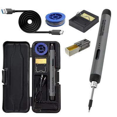 Kabelloser Lötkolben mit digitaler Temperaturanzeige – 3 Temperaturstufen, USB-Ladefunktion 3
