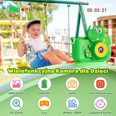 Kinderkamera ab 3 Jahre – Digitale Kinderdigitalkamera mit 30 MP, Dualobjektiv und 1080p HD Video 7