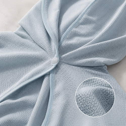 KühlKape Kühlendes Sommer-Wrap – Leichtes Tuch, Schal & Wrap mit Kapuze