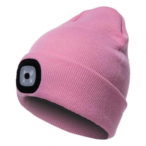 LED-Mütze mit Taschenlampe – Beanie Mütze für Damen und Herren, wasserdicht, 120 Lumen, 3 Helligkeitsstufen 6