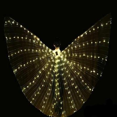 LED-Schmetterlingsflügel mit Teleskopstangen – Zwei Lichtmodi für Bühnenaufführungen 1