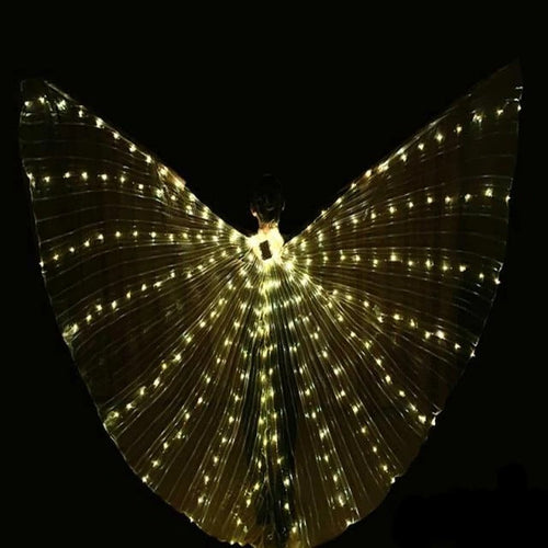 LED-Schmetterlingsflügel mit Teleskopstangen – Zwei Lichtmodi für Bühnenaufführungen