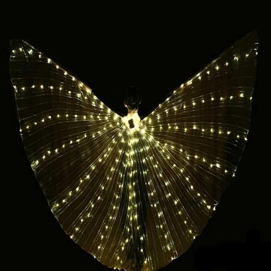 LED-Schmetterlingsflügel mit Teleskopstangen – Zwei Lichtmodi für Bühnenaufführungen 1