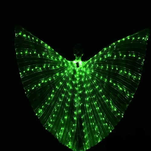 LED-Schmetterlingsflügel mit Teleskopstangen – Zwei Lichtmodi für Bühnenaufführungen