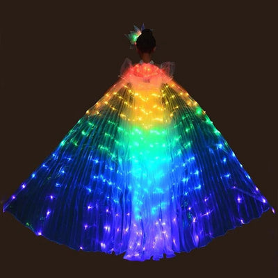 LED-Schmetterlingsflügel mit Teleskopstangen – Zwei Lichtmodi für Bühnenaufführungen 8