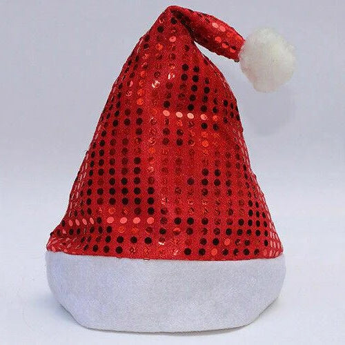LED-Weihnachtsmannmütze mit Farbwechsel – Plüschmütze für Weihnachten und Partys